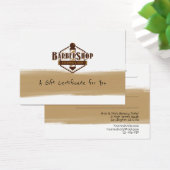 100 x Business LOGOギフト券理容師ショップ (デスク)