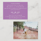 100 x PHOTO延期の変更（ENVLを含む） アドバイスカード (正面/裏面)