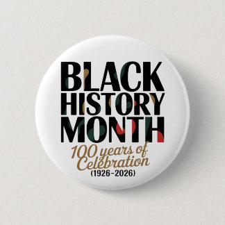 100 year celebration black history month 2026 缶バッジ