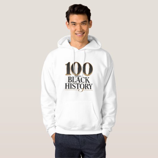 100 Years of Black History – Legacy & Excellence パーカ (正面フル)