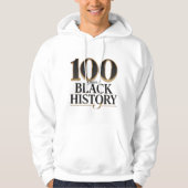 100 Years of Black History – Legacy & Excellence パーカ (正面)