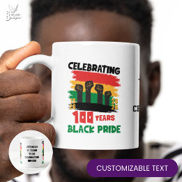100 Years Souvenir Centennial Black History Month コーヒーマグカップ