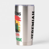 100 Years Souvenir Centennial Black History Month 保温保冷タンブラー (背面)