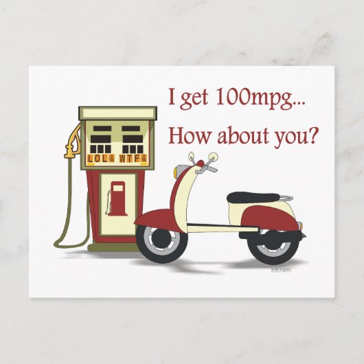 100mpg?ポストカード ポストカード (正面)