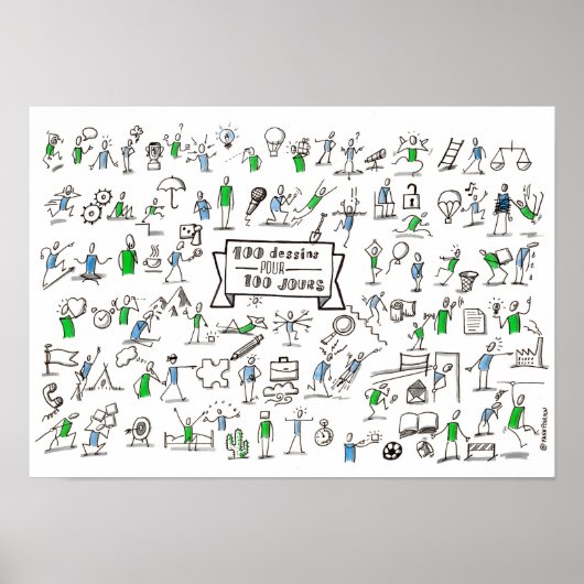 100Pictos ポスター (正面)