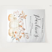 100thバースデーパーティー秋パンプキン離れ タペストリー (正面(横))