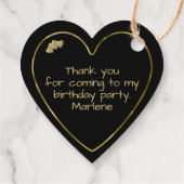 100th乱数パターンブラック/金ゴールド フェイバータグ (裏面)