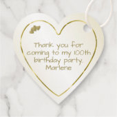 100th乱数パターン金ゴールド/白 フェイバータグ (裏面)