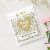 100th乱数パターン金ゴールド/白 フェイバーバッグ (封をした状態)