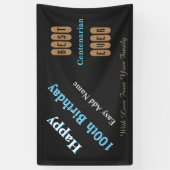 100th年相応の誕生日 横断幕 (縦)