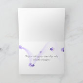 100th誕生日ダリア カード (内部)