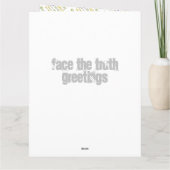 100th誕生日パーティギフト。私の100に何が起こるか カード (裏面)