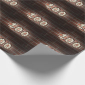 100th誕生日マーキーがレンガで点灯 ラッピングペーパー (角)