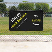 100th誕生日 横断幕 (インサイチュ)