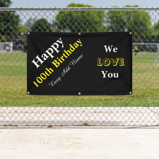 100th誕生日 横断幕 (インサイチュ)