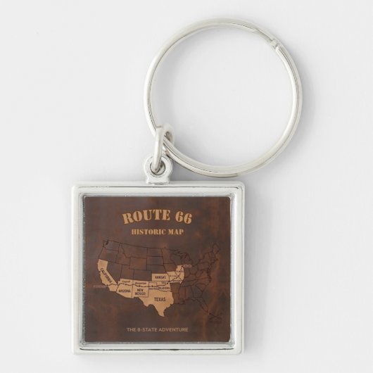 100th Anniversary Historic Map Keepsake キーホルダー (正面)