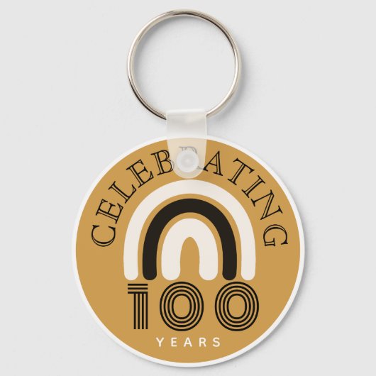 100th Anniversary Modern Design キーホルダー (正面)