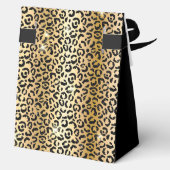 100th Birthday Gold Leopard Print Thank You  フェイバーボックス (裏面)