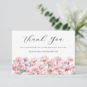 100th Birthday Holly January Birth Flower Custom サンキューカード (スタンド正面)