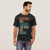 100th Birthday Husband Dad Grandpa Year Old Legend Tシャツ (正面フル)