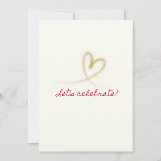 100th Birthday Milestone Elegant 招待状 (裏面)