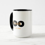 100th Birthday Mug,Milestone Gift,Name & Date マグカップ (正面左)