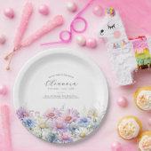 100th Birthday September Birth Month Flower ペーパープレート (パーティー)