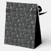 100th Birthday Silver Glitter Roses Thank You  フェイバーボックス (裏面)