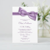 100th Centenarian Bow & Ribbon Birthday 招待状 (スタンド正面)