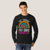 100th Day Of 1st Grade Teacher Kids 100 Days Smart Tシャツ (正面フル)