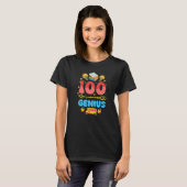 100th Day of Genius先生キッズチャイルドハッピー100 Tシャツ (正面フル)