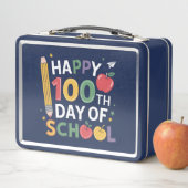 100th Day of School先生ハッピー100日 メタルランチボックス (インサイチュ)