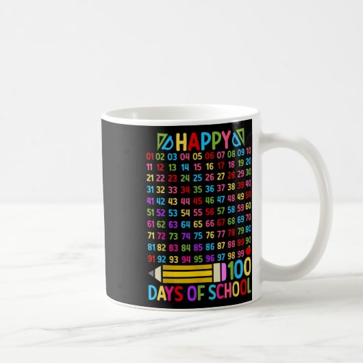 100th Day Of School先生100日算数 コーヒーマグカップ (右)
