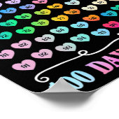 100th Day Of School先生100日算数 ポスター (角)