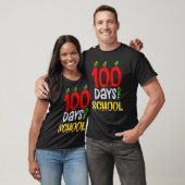 100th Day Of School先生100日頭が切れる Rainb Tシャツ (ユニセックス)
