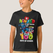 100th Day of School忍者先生100日 Tシャツ (正面)