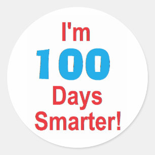「100th Day of School」スタンプ ラウンドシール