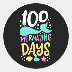 100th Day of School 100日28 ラウンドシール