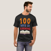 100th Day of School 100 Days of Learning Smarter T Tシャツ (正面フル)