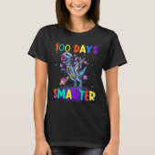 100th Day Of School 100 Days Smarter Books Space A Tシャツ (正面)