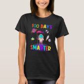 100th Day Of School 100 Days Smarter Books Space A Tシャツ (正面)