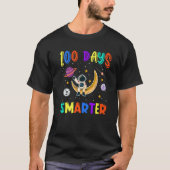 100th Day Of School 100 Days Smarter Space Astrona Tシャツ (正面)