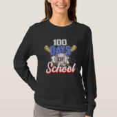 100th Day of School Baseball for Teacher Student Tシャツ (正面)