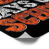 100th Day Of School Basketball Kids 100 Days Of Sc ポスター (角)