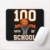 100th Day Of School Basketball Kids 100 Days Of Sc マウスパッド (マウス)