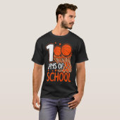 100th Day of School Basketball Kids 100 Days Of Sc Tシャツ (正面フル)
