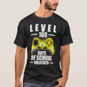 100th Day Of School Boys 100 Days Of School Gaming Tシャツ (正面)