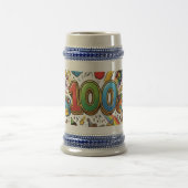 100th Day of School Colorful Celebration Design –  ビールジョッキ (中央)