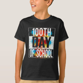 100TH DAY OF SCHOOL COLORS Tシャツ