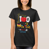 100th Day of School Construction Vehicles Teacher  Tシャツ (正面)